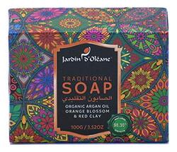 Jardin D’Oleane Traditional Soap with Orange Blossom & Red Clay 100g